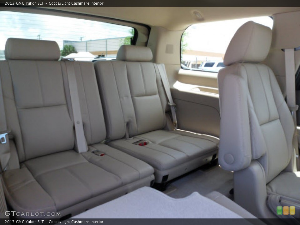 Cocoa/Light Cashmere Interior Rear Seat for the 2013 GMC Yukon SLT #68438534