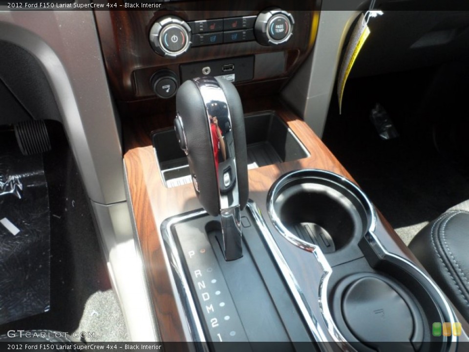 Black Interior Transmission for the 2012 Ford F150 Lariat SuperCrew 4x4 #68441774
