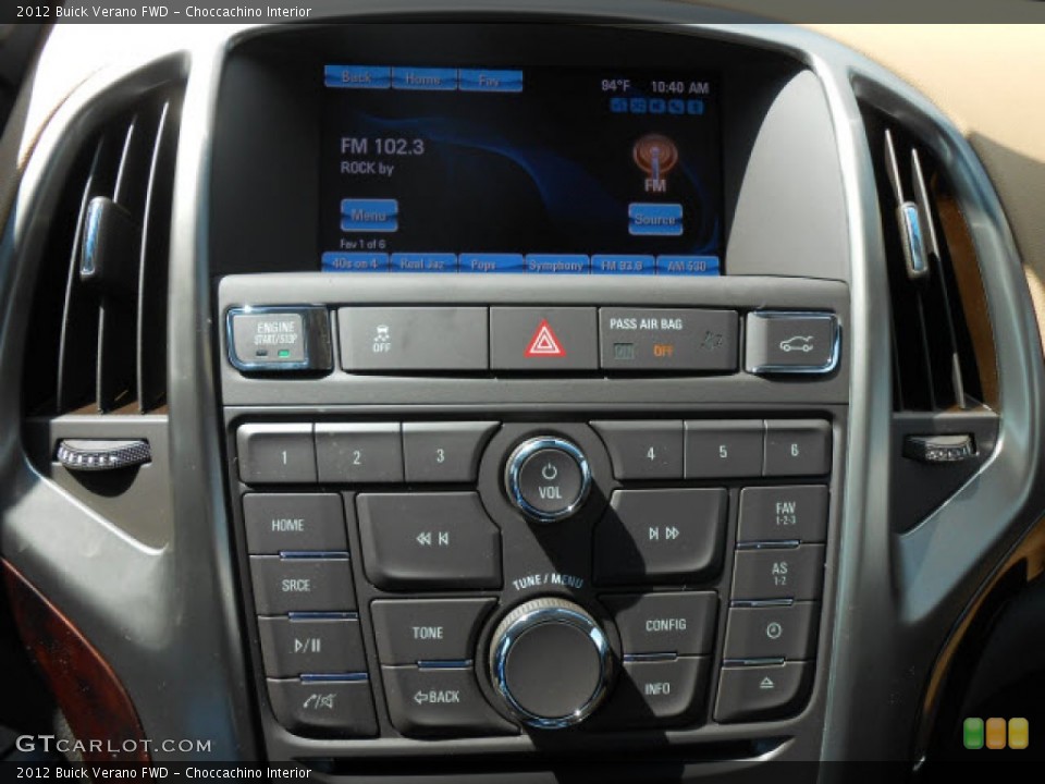 Choccachino Interior Controls for the 2012 Buick Verano FWD #68442296