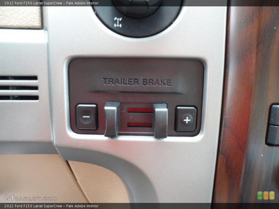 Pale Adobe Interior Controls for the 2012 Ford F150 Lariat SuperCrew #68442713