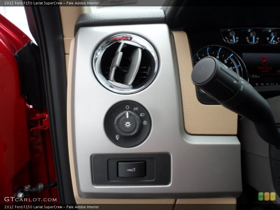 Pale Adobe Interior Controls for the 2012 Ford F150 Lariat SuperCrew #68442740