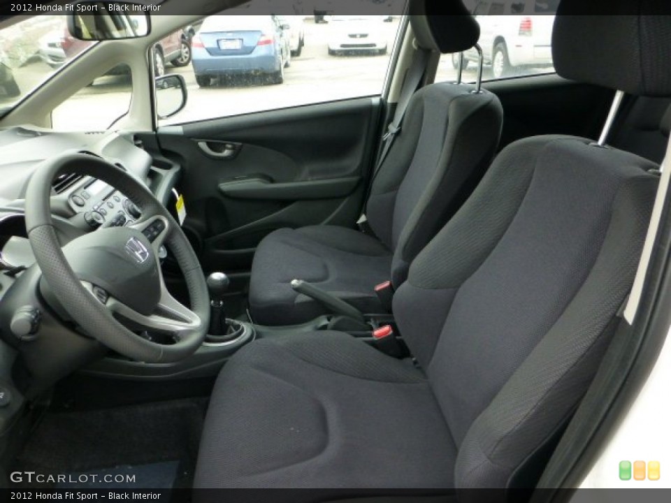 Black Interior Photo for the 2012 Honda Fit Sport #68443106