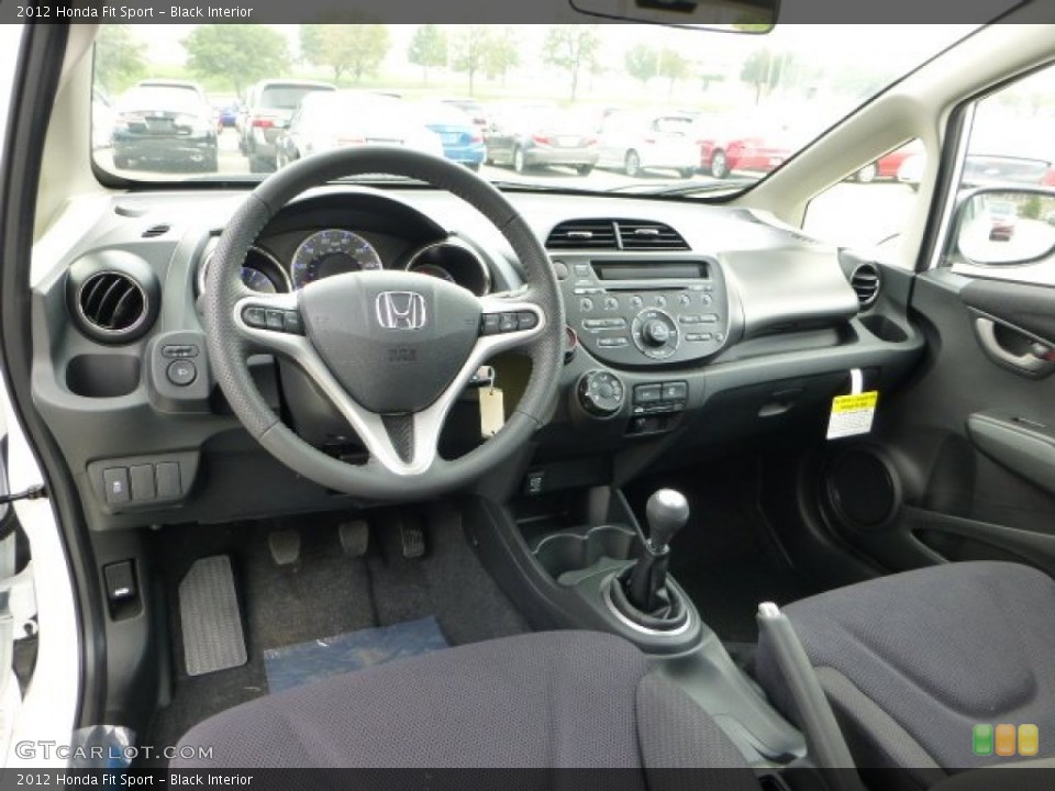 Black Interior Prime Interior for the 2012 Honda Fit Sport #68443124
