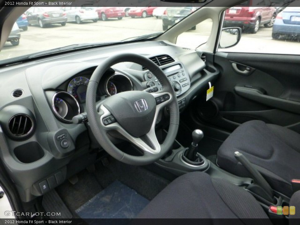 Black Interior Photo for the 2012 Honda Fit Sport #68443151