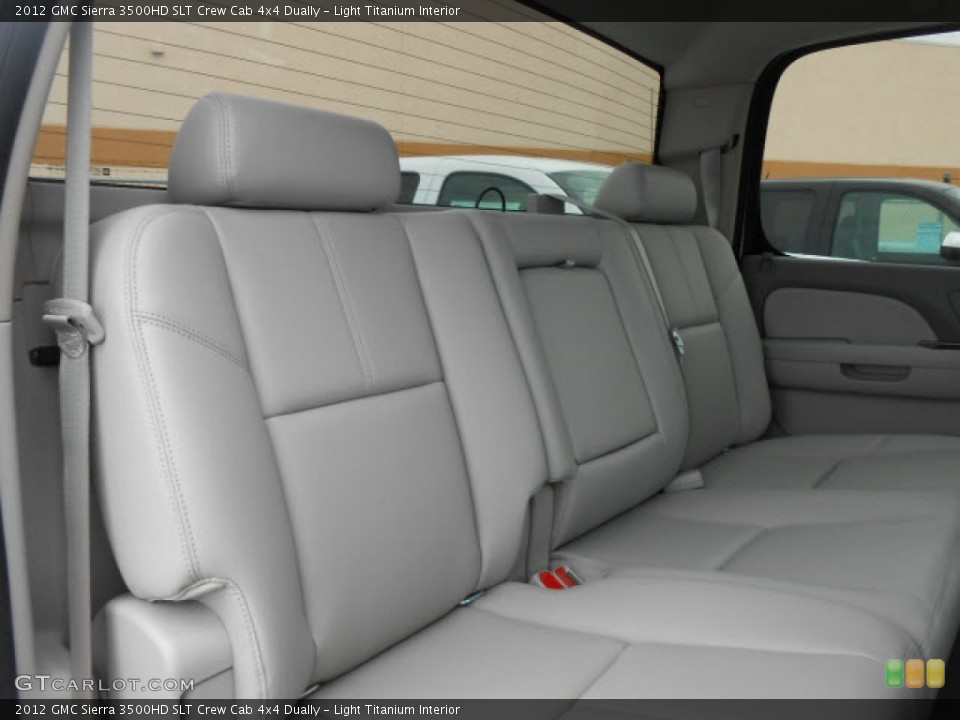 Light Titanium Interior Rear Seat for the 2012 GMC Sierra 3500HD SLT Crew Cab 4x4 Dually #68445062
