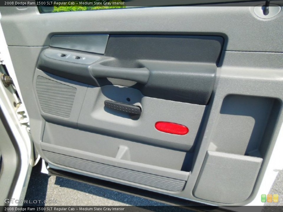 Medium Slate Gray Interior Door Panel for the 2008 Dodge Ram 1500 SLT Regular Cab #68445584