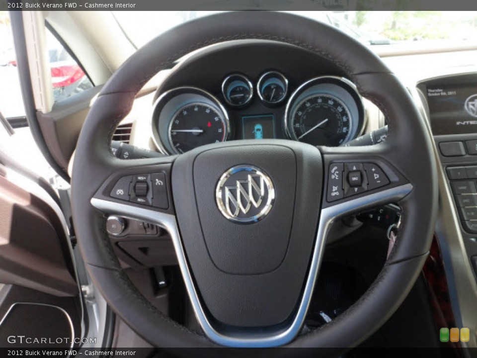 Cashmere Interior Steering Wheel for the 2012 Buick Verano FWD #68445647