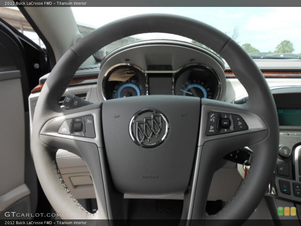 Titanium Interior Steering Wheel for the 2012 Buick LaCrosse FWD #68446115