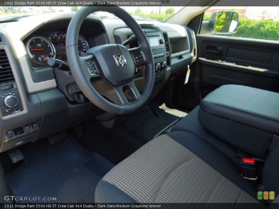 Dark Slate/Medium Graystone Interior Prime Interior for the 2012 Dodge Ram 3500 HD ST Crew Cab 4x4 Dually #68446775