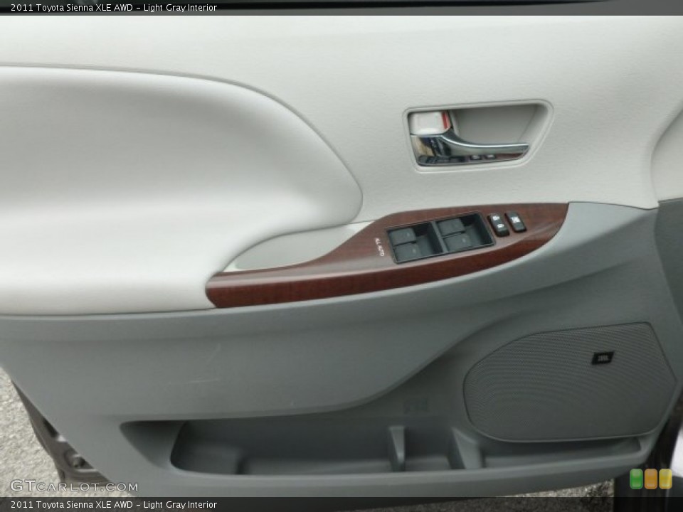Light Gray Interior Door Panel for the 2011 Toyota Sienna XLE AWD #68447917