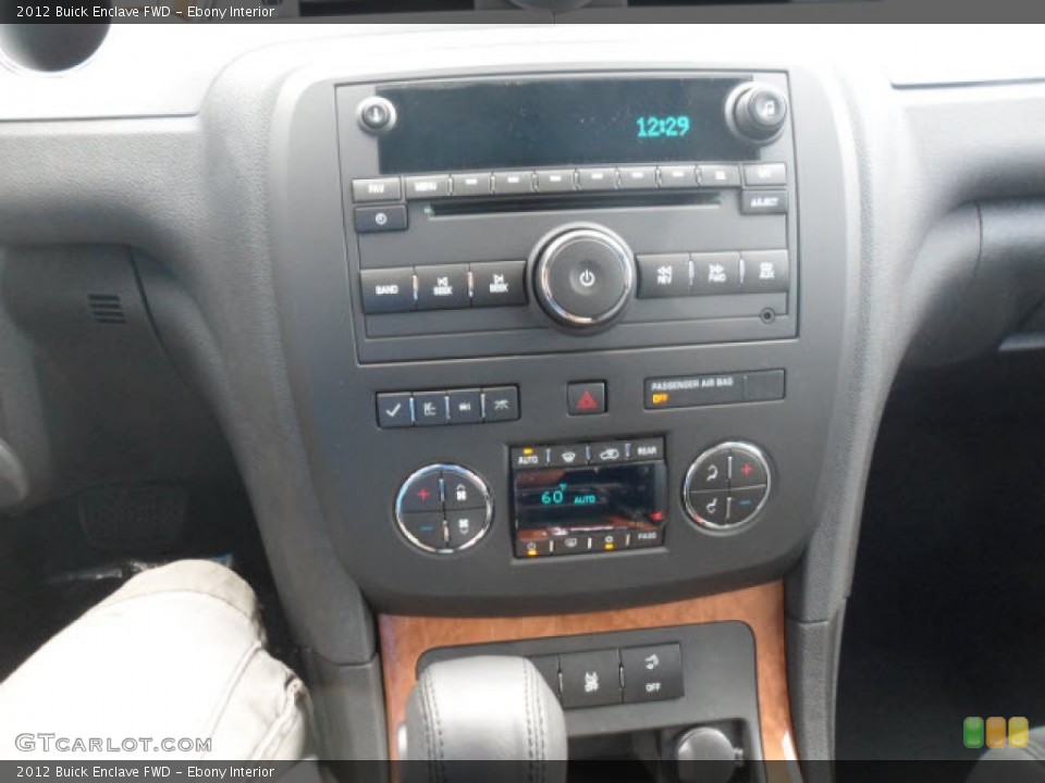 Ebony Interior Controls for the 2012 Buick Enclave FWD #68448530
