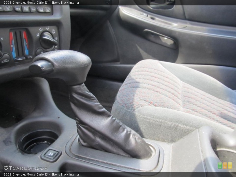 Ebony Black Interior Transmission for the 2003 Chevrolet Monte Carlo SS #68450036