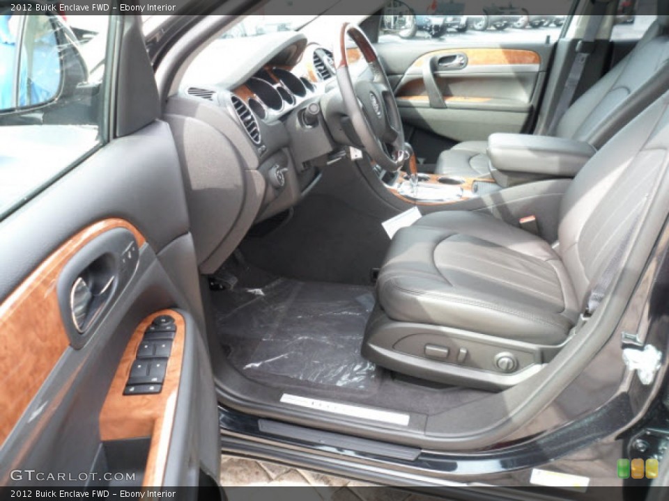 Ebony Interior Photo for the 2012 Buick Enclave FWD #68451161