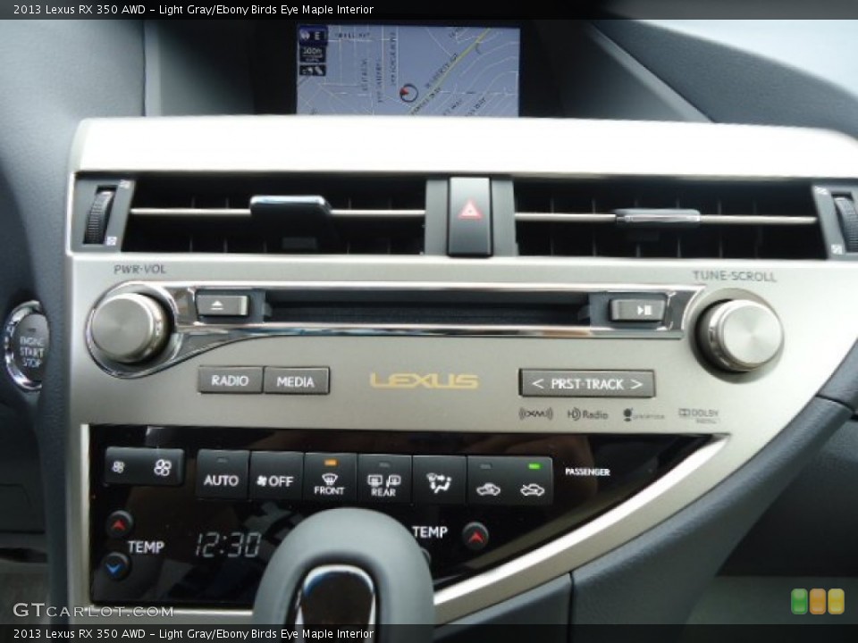 Light Gray/Ebony Birds Eye Maple Interior Audio System for the 2013 Lexus RX 350 AWD #68451326