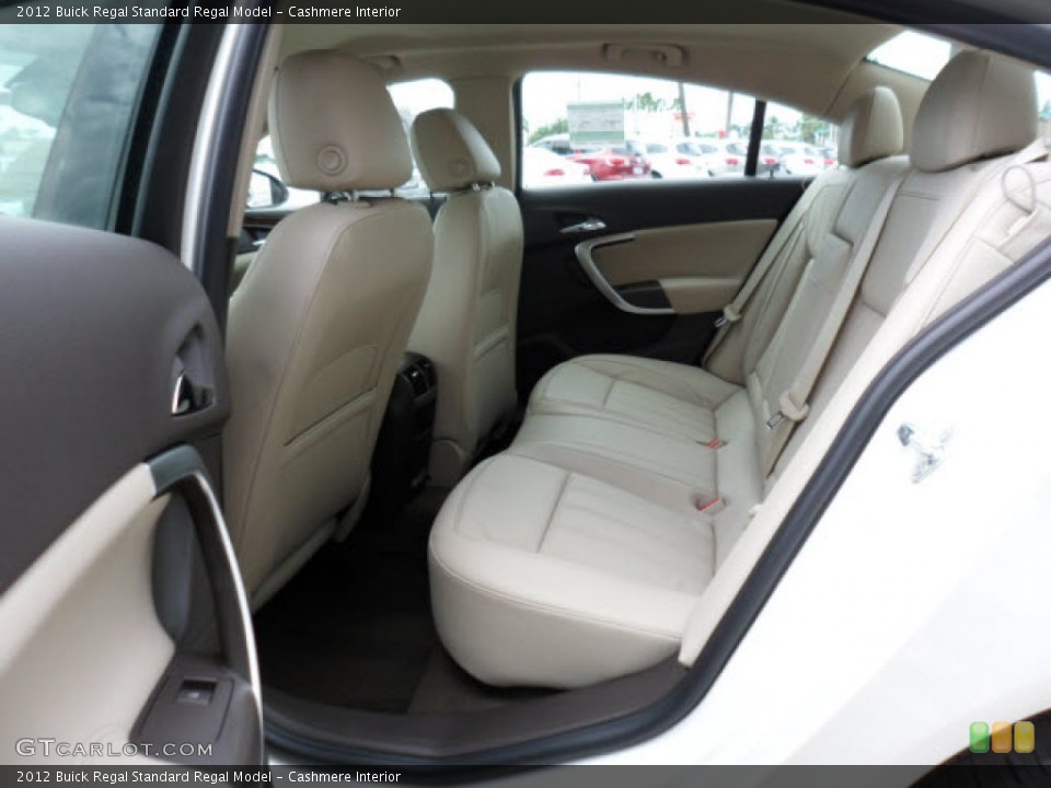 Cashmere Interior Rear Seat for the 2012 Buick Regal  #68453297
