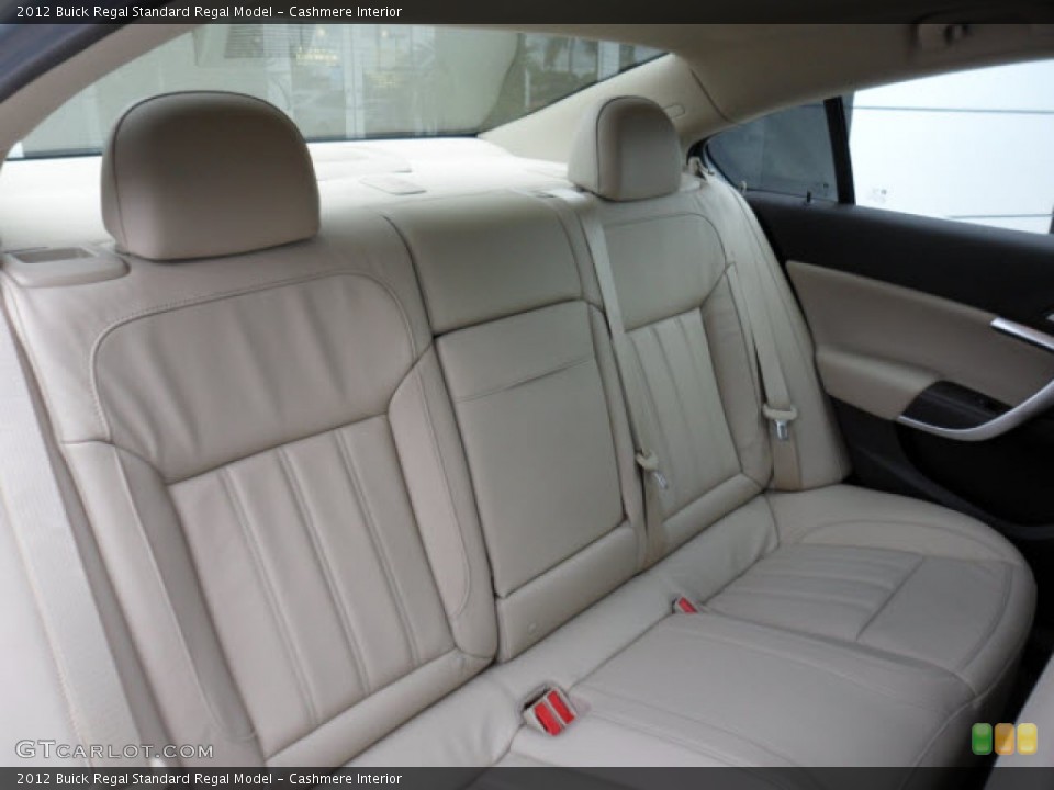 Cashmere Interior Rear Seat for the 2012 Buick Regal  #68453381