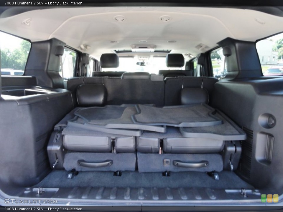 Ebony Black Interior Trunk for the 2008 Hummer H2 SUV #68455619