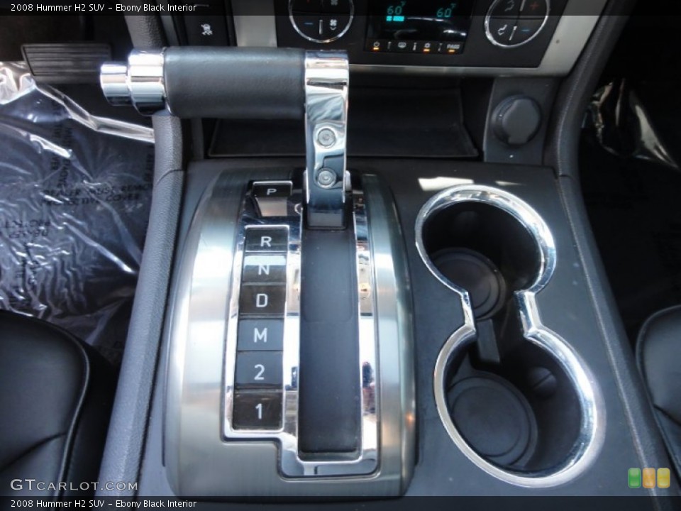 Ebony Black Interior Transmission for the 2008 Hummer H2 SUV #68455724
