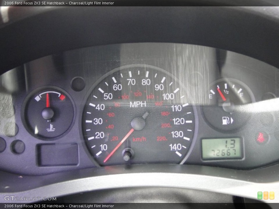 Charcoal/Light Flint Interior Gauges for the 2006 Ford Focus ZX3 SE Hatchback #68456309