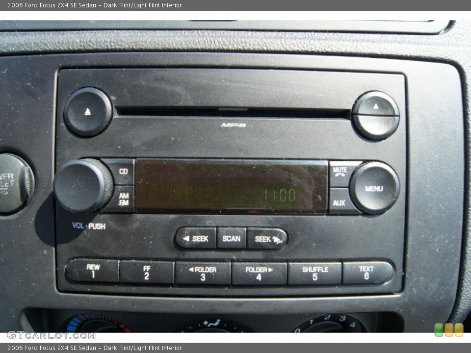 Dark Flint/Light Flint Interior Audio System for the 2006 Ford Focus ZX4 SE Sedan #68457143