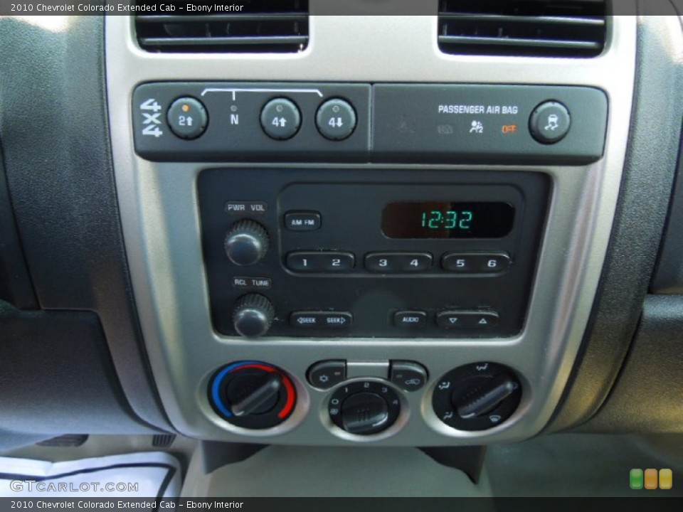 Ebony Interior Controls for the 2010 Chevrolet Colorado Extended Cab #68457641