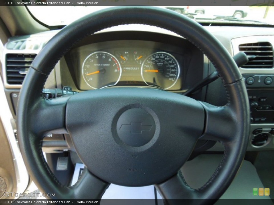 Ebony Interior Steering Wheel for the 2010 Chevrolet Colorado Extended Cab #68457650