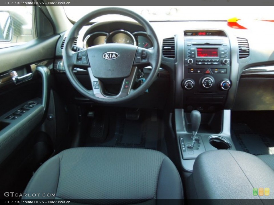 Black Interior Dashboard for the 2012 Kia Sorento LX V6 #68458115