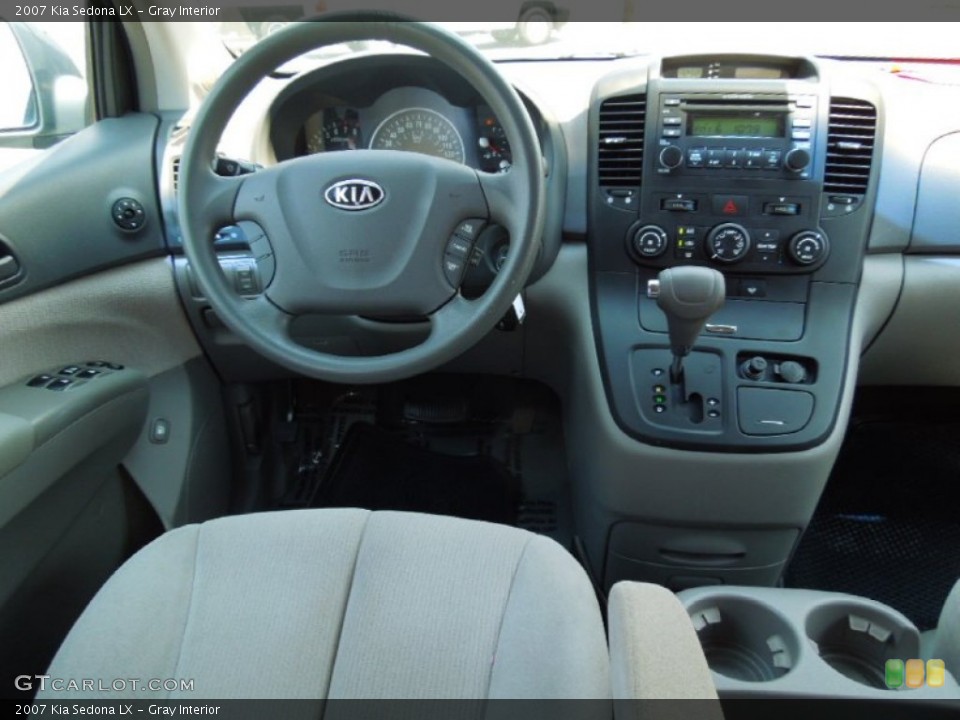 Gray Interior Dashboard for the 2007 Kia Sedona LX #68458346