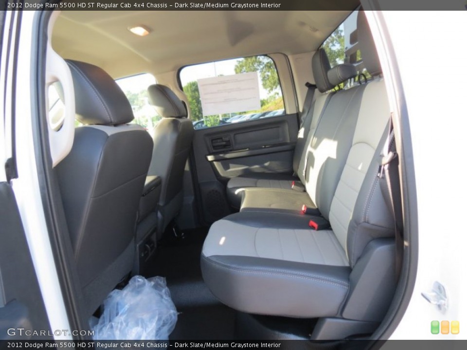 Dark Slate/Medium Graystone Interior Photo for the 2012 Dodge Ram 5500 HD ST Regular Cab 4x4 Chassis #68458403