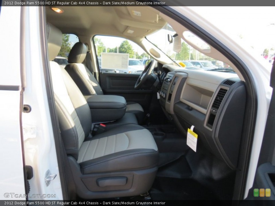Dark Slate/Medium Graystone 2012 Dodge Ram 5500 HD Interiors