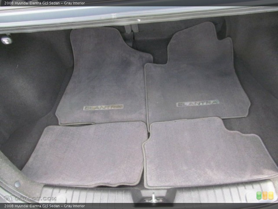 Gray Interior Trunk for the 2008 Hyundai Elantra GLS Sedan #68459177