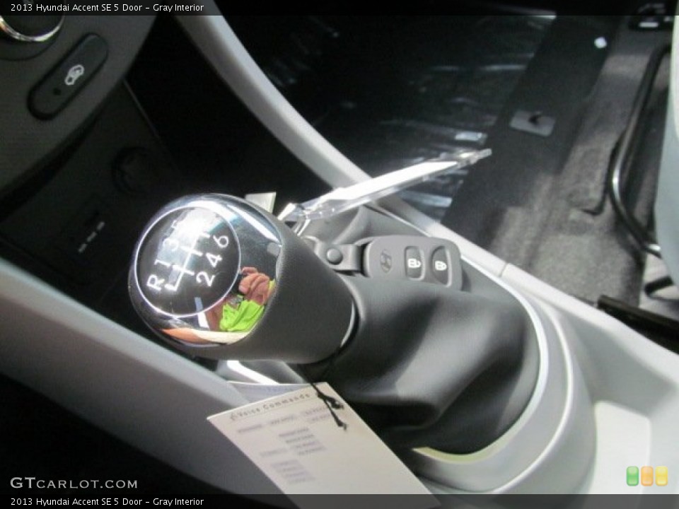 Gray Interior Transmission for the 2013 Hyundai Accent SE 5 Door #68459287