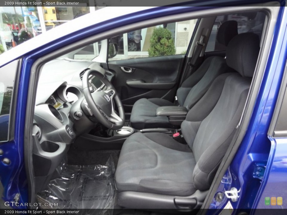 Sport Black Interior Photo for the 2009 Honda Fit Sport #68460458