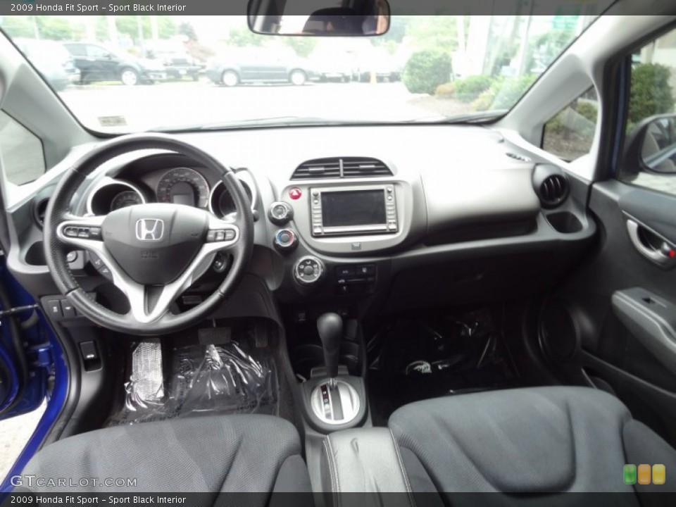 Sport Black Interior Dashboard for the 2009 Honda Fit Sport #68460536