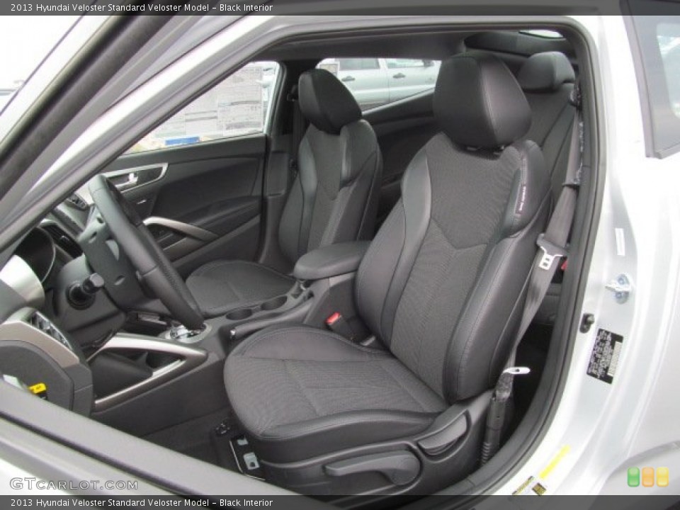 Black Interior Front Seat for the 2013 Hyundai Veloster  #68460602