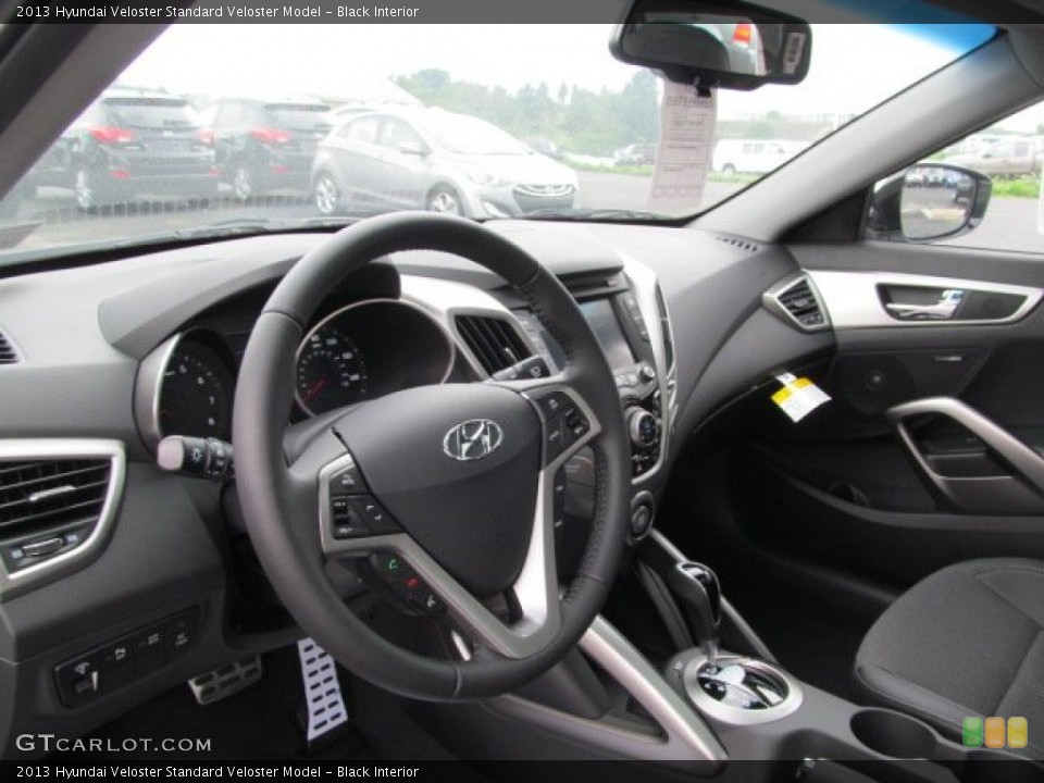 Black Interior Dashboard for the 2013 Hyundai Veloster  #68460617