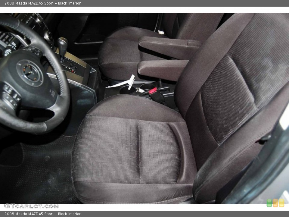 Black Interior Photo for the 2008 Mazda MAZDA5 Sport #68460991