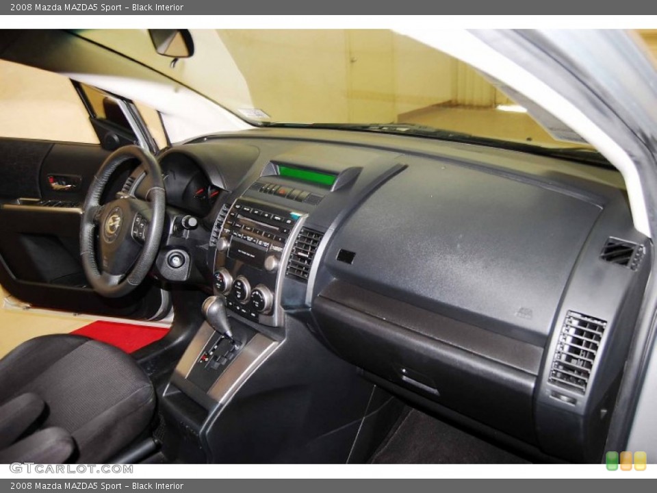 Black Interior Dashboard for the 2008 Mazda MAZDA5 Sport #68461088