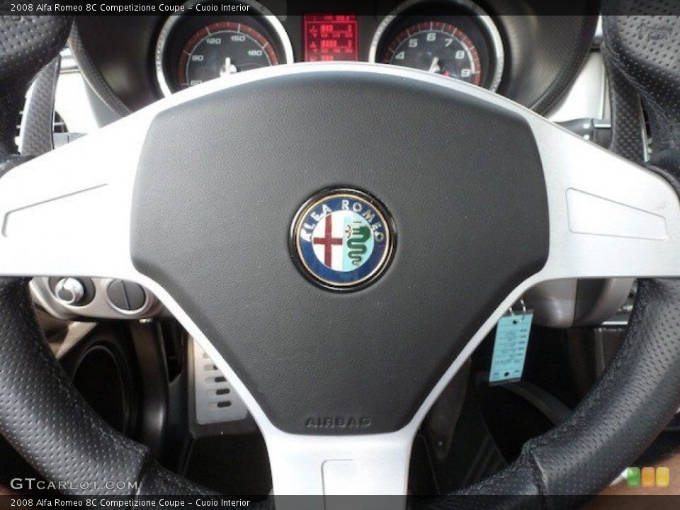 Cuoio Interior Steering Wheel for the 2008 Alfa Romeo 8C Competizione Coupe #68461910