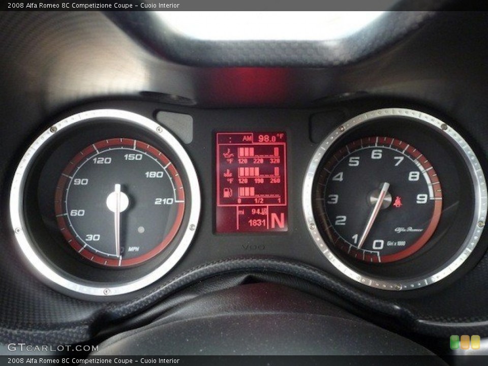 Cuoio Interior Gauges for the 2008 Alfa Romeo 8C Competizione Coupe #68461917