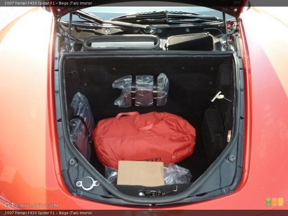 Beige (Tan) Interior Trunk for the 2007 Ferrari F430 Spider F1 #68462111