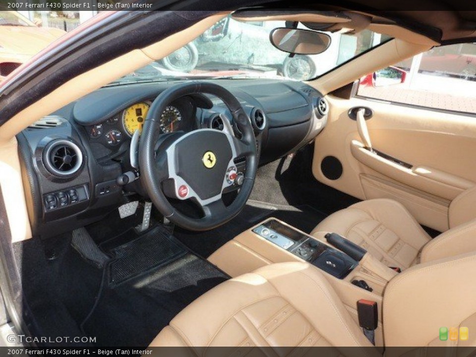 Beige (Tan) Interior Prime Interior for the 2007 Ferrari F430 Spider F1 #68462150