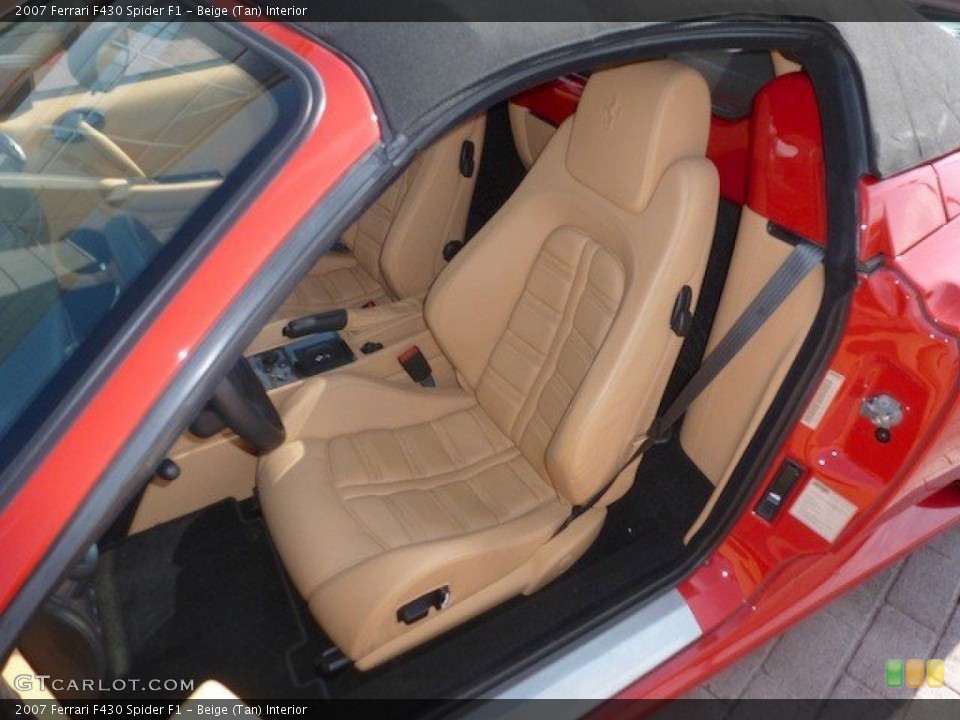 Beige (Tan) Interior Front Seat for the 2007 Ferrari F430 Spider F1 #68462165