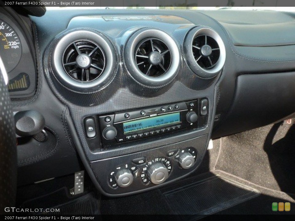 Beige (Tan) Interior Controls for the 2007 Ferrari F430 Spider F1 #68462198