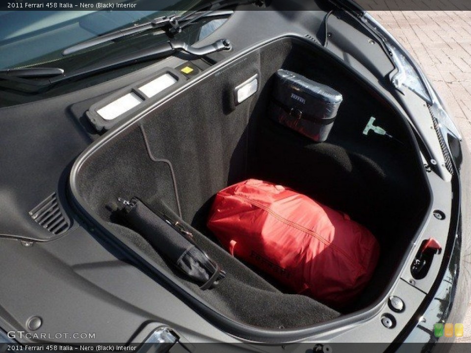 Nero (Black) Interior Trunk for the 2011 Ferrari 458 Italia #68462288