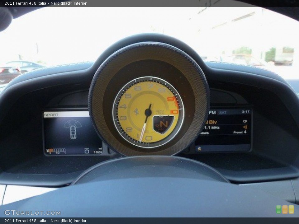 Nero (Black) Interior Gauges for the 2011 Ferrari 458 Italia #68462378