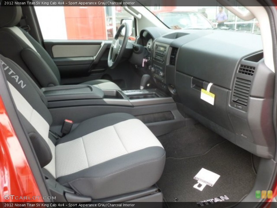 Sport Apperance Gray/Charcoal Interior Photo for the 2012 Nissan Titan SV King Cab 4x4 #68462585