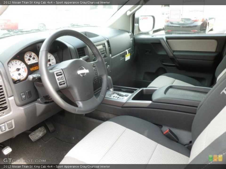 Sport Apperance Gray/Charcoal Interior Photo for the 2012 Nissan Titan SV King Cab 4x4 #68462603