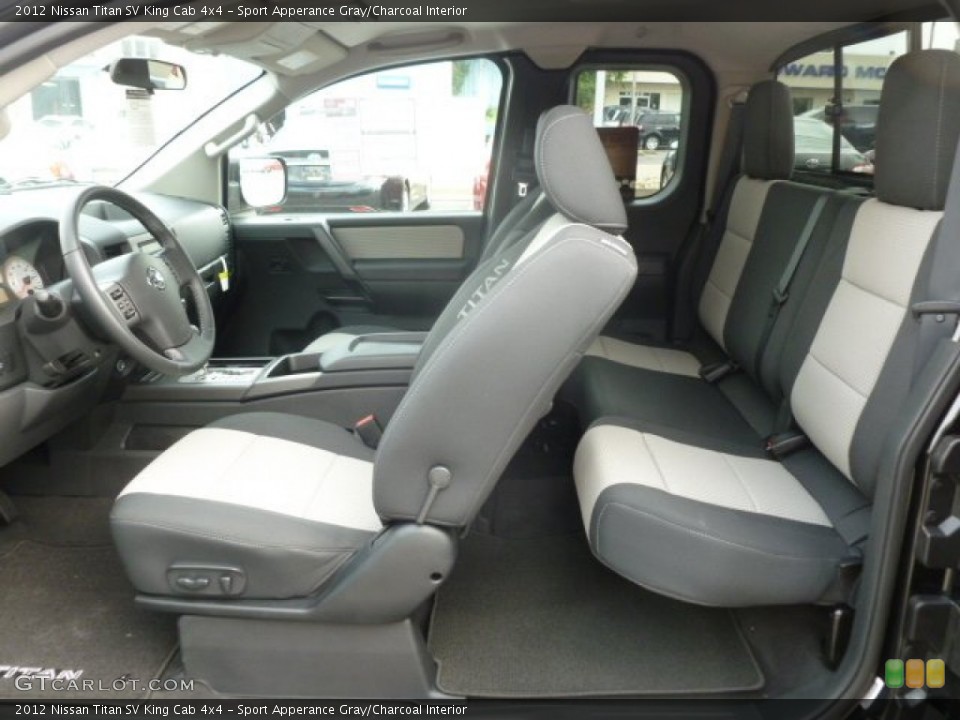 Sport Apperance Gray/Charcoal Interior Photo for the 2012 Nissan Titan SV King Cab 4x4 #68462778