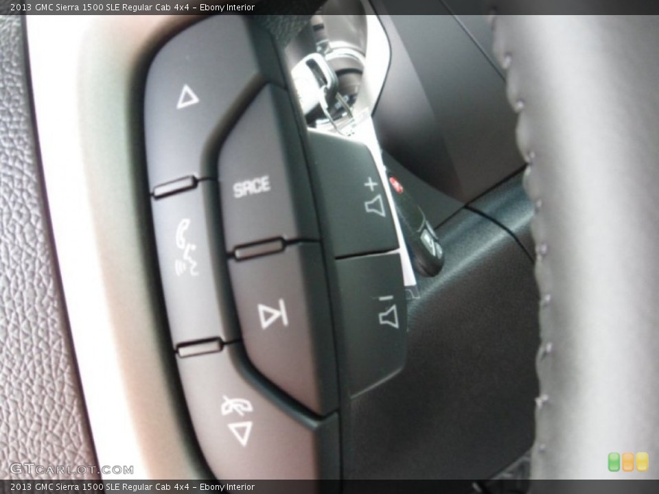 Ebony Interior Controls for the 2013 GMC Sierra 1500 SLE Regular Cab 4x4 #68463211